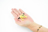 Frog, Yellow Spotted Poison Dart Frog, Rubber Toy, Realistic, Rainforest, Figure, Model, Replica, Kids, Educational, Gift,      2"    F7007 B33