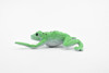 Frog, Green Tree Frog, Spotted, Rubber Toy, Realistic, Rainforest, Figure, Model, Replica, Kids, Educational, Gift,       2 1/2"      F7011 B33