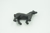 Percheron Horse, Hard Rubber, Hand Painted, Realistic, Figure, Model, Replica, Toy, Kids, Educational, Gift,    2 1/2"    F7016 B97