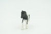 Horse, Gypsy Vanner, Plastic Toy Animal, Realistic Figure, Farm Model, Barnyard Replica, Kids Educational Gift 2 1/2"  F7017 B97