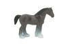 Clydesdale Horse, Hard Rubber, Hand Painted, Educational, Realistic, Figure, Farm Model, Replica, Kids, Toys, Gift, 2 1/2" F7022 B97