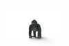 Gorilla, Great Apes of Africa, Very Nice Plastic Replica, Hand Painted, Realistic, Educational, Diorama Model, Replica, Toy, Gift, 2 Inches. F7043 B85 