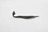 Black Water Moccasin, Snake, Rubber Reptile, Educational, Realistic Hand Painted, Figure, Lifelike Model, Figurine, Replica, Gift,      2 1/2 Inches    F7044 B165 