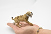Saber-toothed Cat, Smilodon, Museum Quality Plastic Reproduction, Hand Painted    4 1/2"   F7057-B224