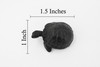 Tortoise, Turtle, Hand Made in Northern Thailand, Hard Resin, Educational, Figure, Diorama, Model, Figurine, Replica, 1 1/2 Inches.  