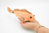 Red Fish, Drum, Spottail Bass, Saltwater Fish, Very Nice Plush Fish, Stuffed Animal, Educational, Toy, Kids, Realistic, Lifelike Figure, Gift      10"