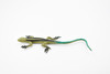 Lizard, Five-Lined Skink, Juvenile, Rubber, Reptile Toy, Realistic Figure, Model, Replica, Kids, Educational, Gift,       5"        F6106 B381