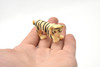 Tiger Cub, White, Realistic Toy Model Plastic Replica Animal Kids Educational Gift  2.5" F241 B206