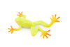 Frog, Yellow, Rubber Toy, Realistic, Rainforest, Figure, Model, Replica, Kids, Educational, Gift,       3"     F7013 B14