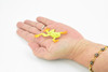 Frog, Yellow, Rubber Toy, Realistic, Rainforest, Figure, Model, Replica, Kids, Educational, Gift,       3"     F7013 B14