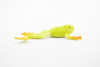 Frog, Yellow, Rubber Toy, Realistic, Rainforest, Figure, Model, Replica, Kids, Educational, Gift,       3"     F7013 B14