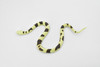 Snake, Eastern Copperhead Snake, Rubber Reptile, Educational, Realistic Hand Painted, Figure, Lifelike Model, Figurine, Replica, Gift,       5"      F2034 B39
