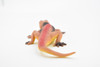Lizard,  Red Stretchable Lizard, Rubber, Reptile Toy, Realistic Figure, Model, Replica, Kids, Educational, Gift,       6"        F2073 B15