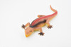 Lizard,  Red Stretchable Lizard, Rubber, Reptile Toy, Realistic Figure, Model, Replica, Kids, Educational, Gift,       6"        F2073 B15