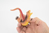 Lizard,  Red Stretchable Lizard, Rubber, Reptile Toy, Realistic Figure, Model, Replica, Kids, Educational, Gift,       6"        F2073 B15