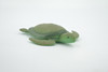 Sea Turtle, Two Tone Color, High Quality, Hand Painted, Rubber Reptile, Realistic, Figure, Model, Toy, Kids, Educational, Gift,     3 3/4"      F6003 B377