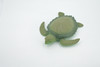 Sea Turtle, Two Tone Color, High Quality, Hand Painted, Rubber Reptile, Realistic, Figure, Model, Toy, Kids, Educational, Gift,     3 3/4"      F6003 B377
