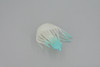 Jellyfish, Sea Jelly, White & Blue, Gelatinous zooplankton, Rubber, Jelly fish, Design, Educational, Figure, Lifelike, Model, Replica, Gift,      3"       F6022 B378