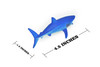 Blue Shark, Very Nice Hollow Plastic Replica    4 1/2"  ~  F0013-B22