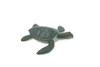 Sea Turtle, Two Tone Color, High Quality, Hand Painted, Rubber Reptile, Realistic, Figure, Model, Toy, Kids, Educational, Gift,     3"   F0024 B22