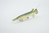 Fish, Alligator Gar, Freshwater, High Quality, Rubber Fish, Hand Painted, Realistic, Figure, Model, Replica, Toy, Kids, Educational, Gift,      3 1/2"       F3446 B88