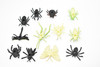 Insects, Pack of 12, Very Nice Plastic Reproduction, All About 1" in Size    F6092 B381