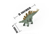 Stegosaurus Dinosaur,  Museum Quality, Animal, Educational, Realistic Hand Painted, Figure, Lifelike Model, Vintage Replica, Toy,  3 Inches.