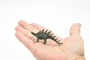 Kentrosaurus Dinosaur, Museum Quality, Animal, Educational, Realistic Hand Painted, Figure, Lifelike Model, Vintage Replica, Toy,  2 1/2 Inches.  