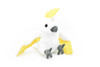 Cockatoo, Parrot, Sulphur Crested, Very Nice Plush Animal,    8"    F1840-B310