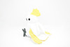 Cockatoo, Parrot, Sulphur Crested, Very Nice Plush Animal,    8"    F1840-B310