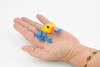 Blue Legged Mantella Frog, Madagascar, Hand Painted, Amphibian, Hard Rubber, Realistic Frog, Replica, Toy, Kids, Educational, Gift,      2"  