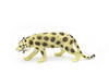 Leopard, Snow, Very Nice Plastic Replica  6"W x 3"H  ~  F4413-B191