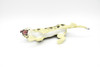 Leopard, Snow, Very Nice Plastic Replica  6"W x 3"H  ~  F4413-B191