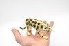 Leopard, Snow, Very Nice Plastic Replica  6"W x 3"H  ~  F4413-B191