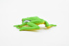 Green Tree Frog, Hand Painted, Amphibian, Hard Rubber, Realistic Frog, Figure, Model, Replica, Toy, Kids, Educational, Gift,       2 1/4"    F4401 B9 