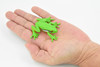 Frog, Green Tree Frog, Plastic Toy, Realistic, Figure, Model, Replica, Kids, Educational, Gift,     2 1/4"    F4401 B9 