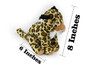 Leopard, Realistic Cute Stuffed Animal Plush Toy, Kids Educational Gift  8"   G002 B429