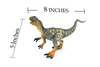 Allosaurus Dinosaur, Museum Quality Plastic Replica    8"    M003-B628