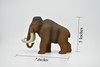 Woolly Mammoth, Ice Age, Museum Quality Plastic Reproduction    7"    M022 B633