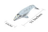 Gray Whale, Realistic Toy Model Plastic Replica Animal, Kids Educational Gift    11"    M032-B635