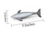 Dolphin, Realistic Toy Model Plastic Replica Animal, Kids Educational Gift    5"   M043 B638