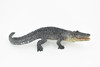 Alligator, Crocodile, Museum Quality Rubber Animal Toy, Educational, Realistic Hand Painted Figure, Lifelike Model, Figurine, Replica, Gift,     8"    M066 B642