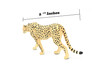 Cheetah, Realistic Toy Model Plastic Replica Animal, Kids Educational Gift  5.5"   M086 B605