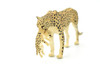 Cheetah With Cub, Realistic Toy Model Plastic Replica Animal, Kids Educational Gift  5"  M096 B606