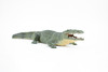 Crocodile, Alligator, Museum Quality Rubber Lizard, Educational, Realistic Hand Painted Figure, Lifelike Model, Figurine, Replica, Gift,     7 3/4"   M098 B607