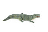 Crocodile, Alligator, Museum Quality Rubber Lizard, Educational, Realistic Hand Painted Figure, Lifelike Model, Figurine, Replica, Gift,     7 3/4"   M098 B607