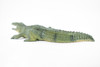 Crocodile, Alligator, Museum Quality Rubber Lizard, Educational, Realistic Hand Painted Figure, Lifelike Model, Figurine, Replica, Gift,     7 3/4"   M098 B607