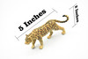 Leopard, Cat, Realistic Toy Model Plastic Replica Animal, Kids Educational Gift     5"     M105 B645