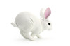 Rabbit, White, Museum Quality Plastic Animal, Educational, Toy, Kids, Realistic Hand Painted Figure, Lifelike Model, Figurine, Replica, Gift,    4"   OK22-B618         