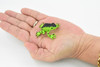 Poison Dart Frog Green and Black Plastic Toy Realistic Rainforest Figure Model Replica Kids Educational Gift  1.5" F091 B43